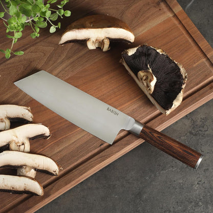 7.5-Inch Clef Knife – High-Carbon 1.4116 German Steel Kitchen Knife, Chef & Cleaver Hybrid for Chopping, Slicing & Prep, Full-Tang, Razor Sharp, Ergonomic Design