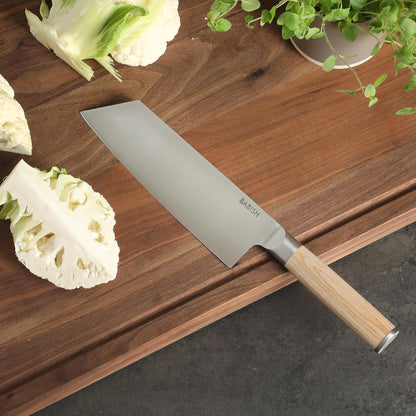 7.5-Inch Clef Knife – High-Carbon 1.4116 German Steel Kitchen Knife, Chef & Cleaver Hybrid for Chopping, Slicing & Prep, Full-Tang, Razor Sharp, Ergonomic Design