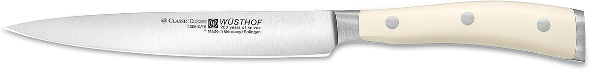 Wusthof Classic Ikon 6” Sandwich Knife, Black