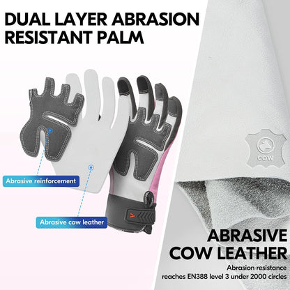 ... Leather Chainsaw Gloves,Both/Left hands Protection(CA97659/CA9760)
