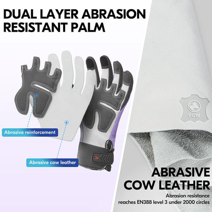 ... Leather Chainsaw Gloves,Both/Left hands Protection(CA97659/CA9760)