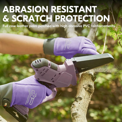 ... Leather Chainsaw Gloves,Both/Left hands Protection(CA97659/CA9760)