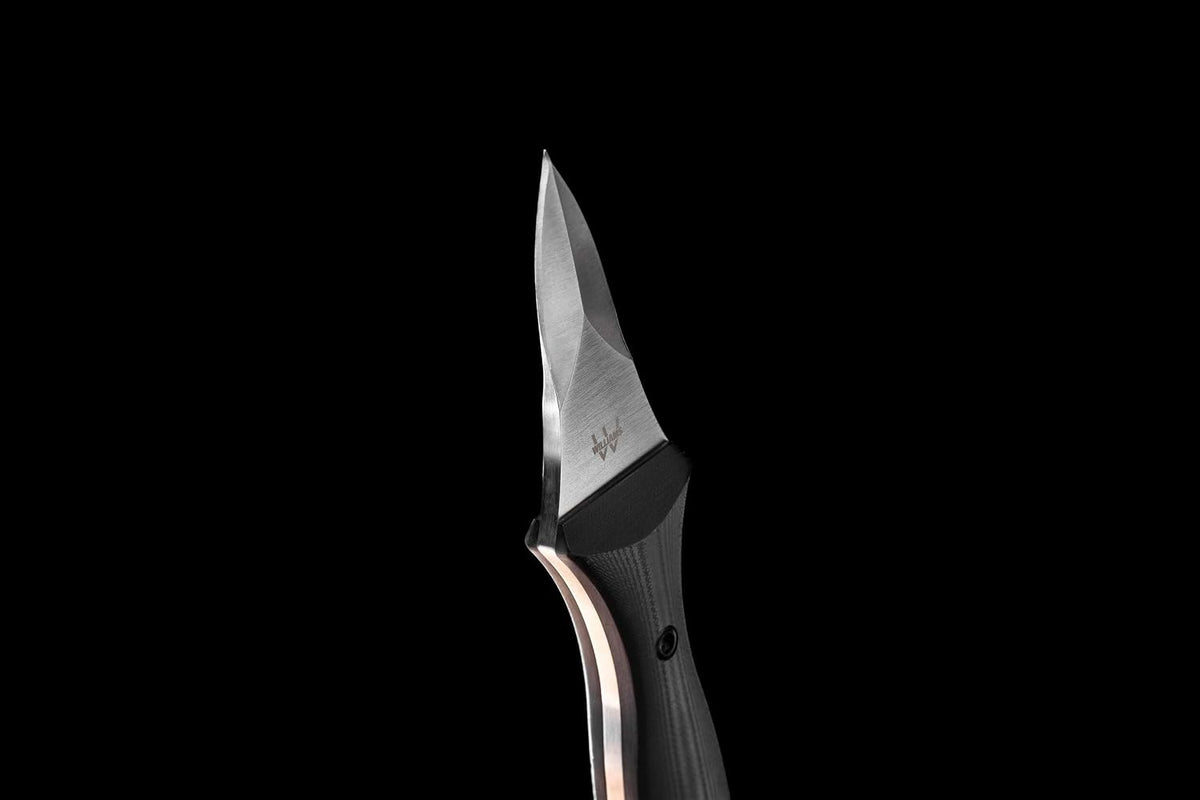 . Edisto Oyster Knife V2 | CM154 Steel | Durable G-10 Handle | Perfect for Oyster Shucking | Conversation Starter | Family Heirloom Black