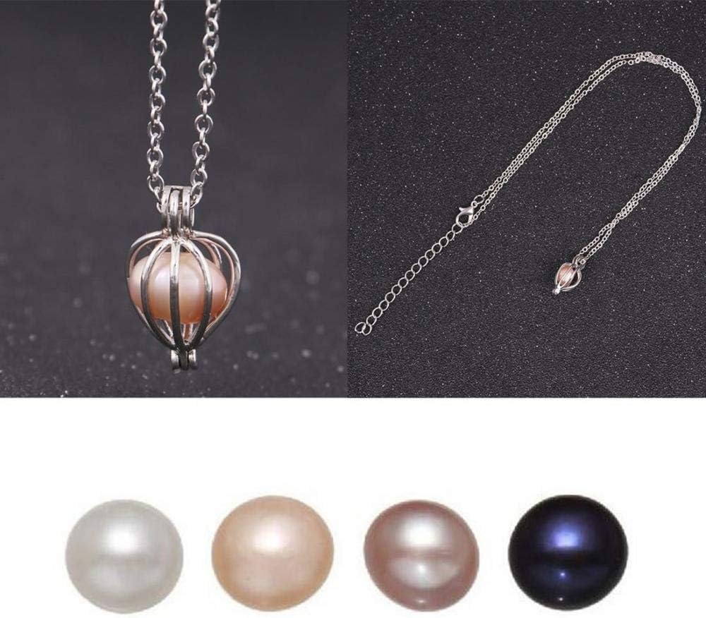 Freshwater Pearl Oyster Cultured Love Wish Round Pearls 7-8mm 4Pcs | Pearls Inside Oysters, Shining And Meaningful, DIY Necklace Pearl Kit Gift For Women