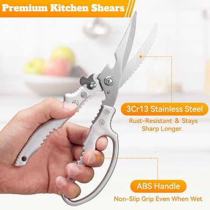 Poultry Shears, Kitchen Shears Heavy Duty for Chicken, Bones
