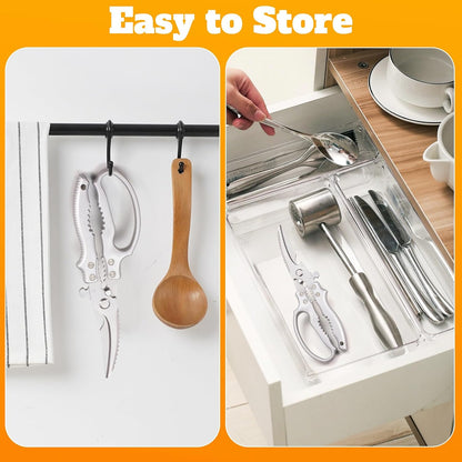 Poultry Shears, Kitchen Shears Heavy Duty for Chicken, Bones