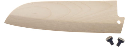 Birch Wood Saya Cover Blade Protector for 7" Santoku Knives