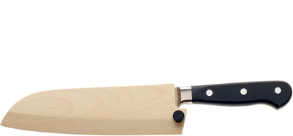 Birch Wood Saya Cover Blade Protector for 7" Santoku Knives