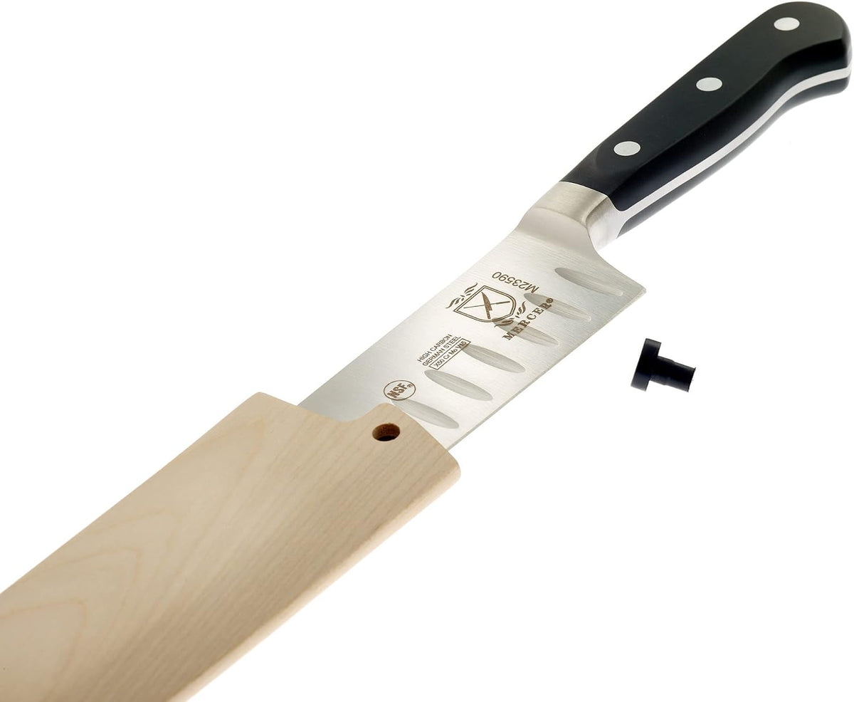 Birch Wood Saya Cover Blade Protector for 7" Santoku Knives