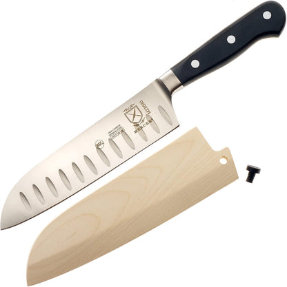 Birch Wood Saya Cover Blade Protector for 7" Santoku Knives