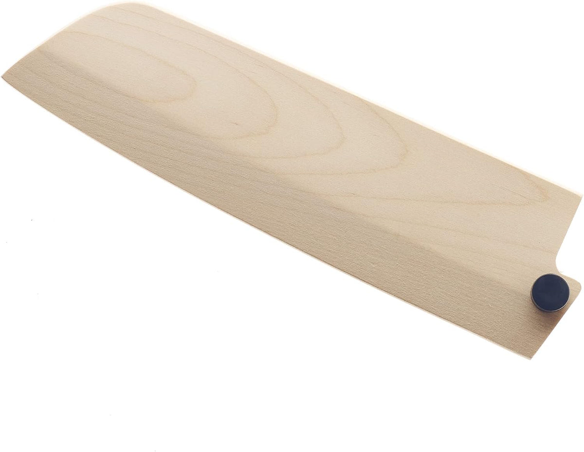 Birch Wood Saya Cover Blade Protector for 7" Santoku Knives