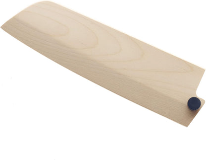 Birch Wood Saya Cover Blade Protector for 7" Santoku Knives