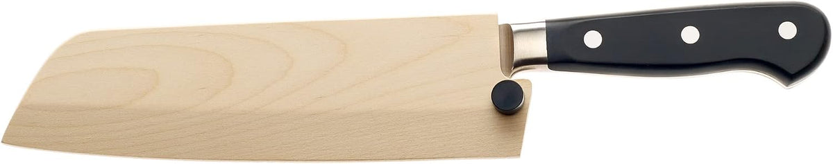 Birch Wood Saya Cover Blade Protector for 7" Santoku Knives