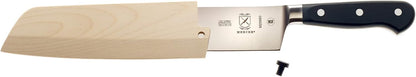 Birch Wood Saya Cover Blade Protector for 7" Santoku Knives