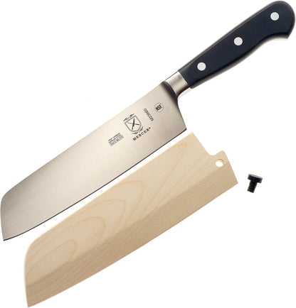 Birch Wood Saya Cover Blade Protector for 7" Santoku Knives