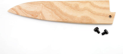 Birch Wood Saya Cover Blade Protector for 7" Santoku Knives