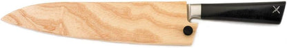 Birch Wood Saya Cover Blade Protector for 7" Santoku Knives