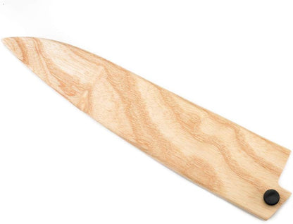 Birch Wood Saya Cover Blade Protector for 7" Santoku Knives