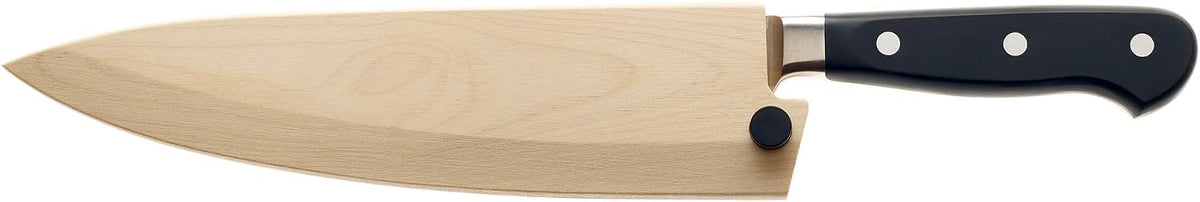 Birch Wood Saya Cover Blade Protector for 7" Santoku Knives