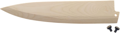 Birch Wood Saya Cover Blade Protector for 7" Santoku Knives