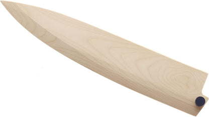Birch Wood Saya Cover Blade Protector for 7" Santoku Knives