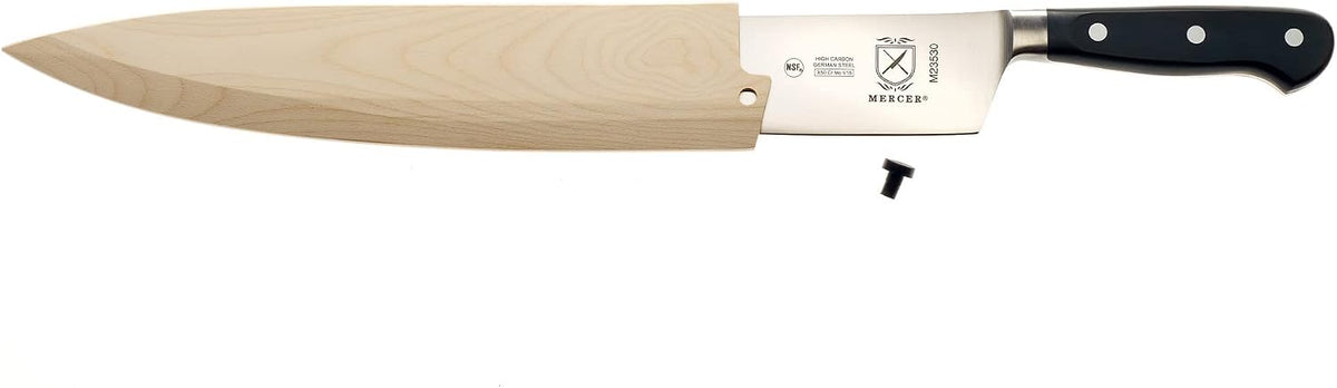 Birch Wood Saya Cover Blade Protector for 7" Santoku Knives