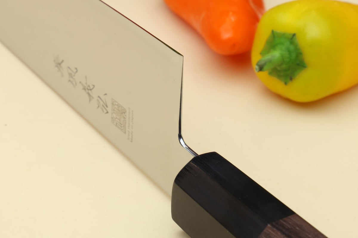 Yoshihiro AUS10 Ice Hardened Stainless Steel Wa Gyuto Japanese Chef Knife Rosewood Handle (Blade Length: 9.5" (240mm))