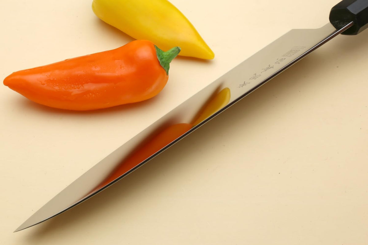 Yoshihiro AUS10 Ice Hardened Stainless Steel Wa Gyuto Japanese Chef Knife Rosewood Handle (Blade Length: 9.5" (240mm))
