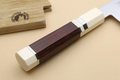 Yoshihiro AUS10 Ice Hardened Stainless Steel Wa Gyuto Japanese Chef Knife Rosewood Handle (Blade Length: 9.5" (240mm))