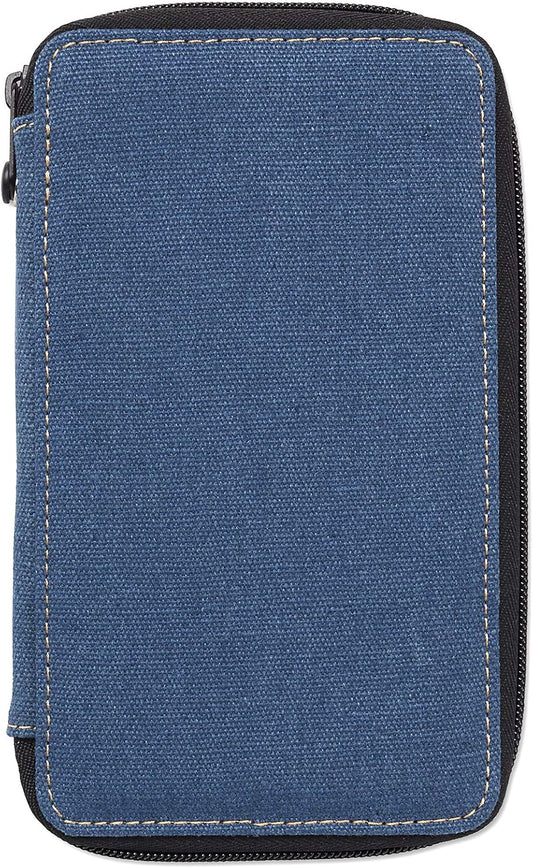 Products 254240 24 Pencil Storage Canvas Pencil Case, Denim