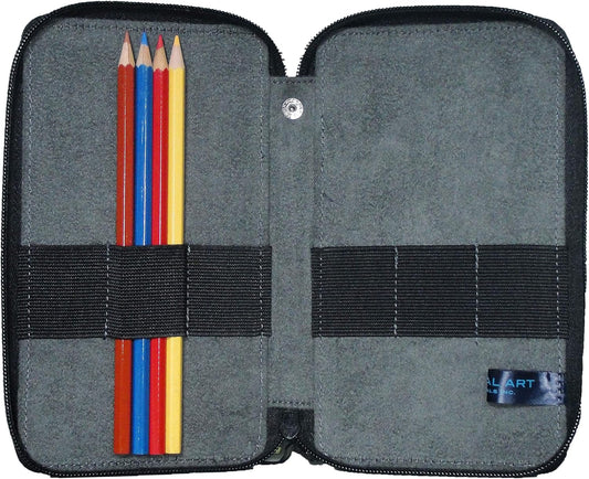 Products 254240 24 Pencil Storage Canvas Pencil Case, Denim