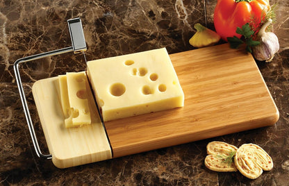 Thick Beechwood Cheese Slicer, 9 ½" x 6" x ⅞"
