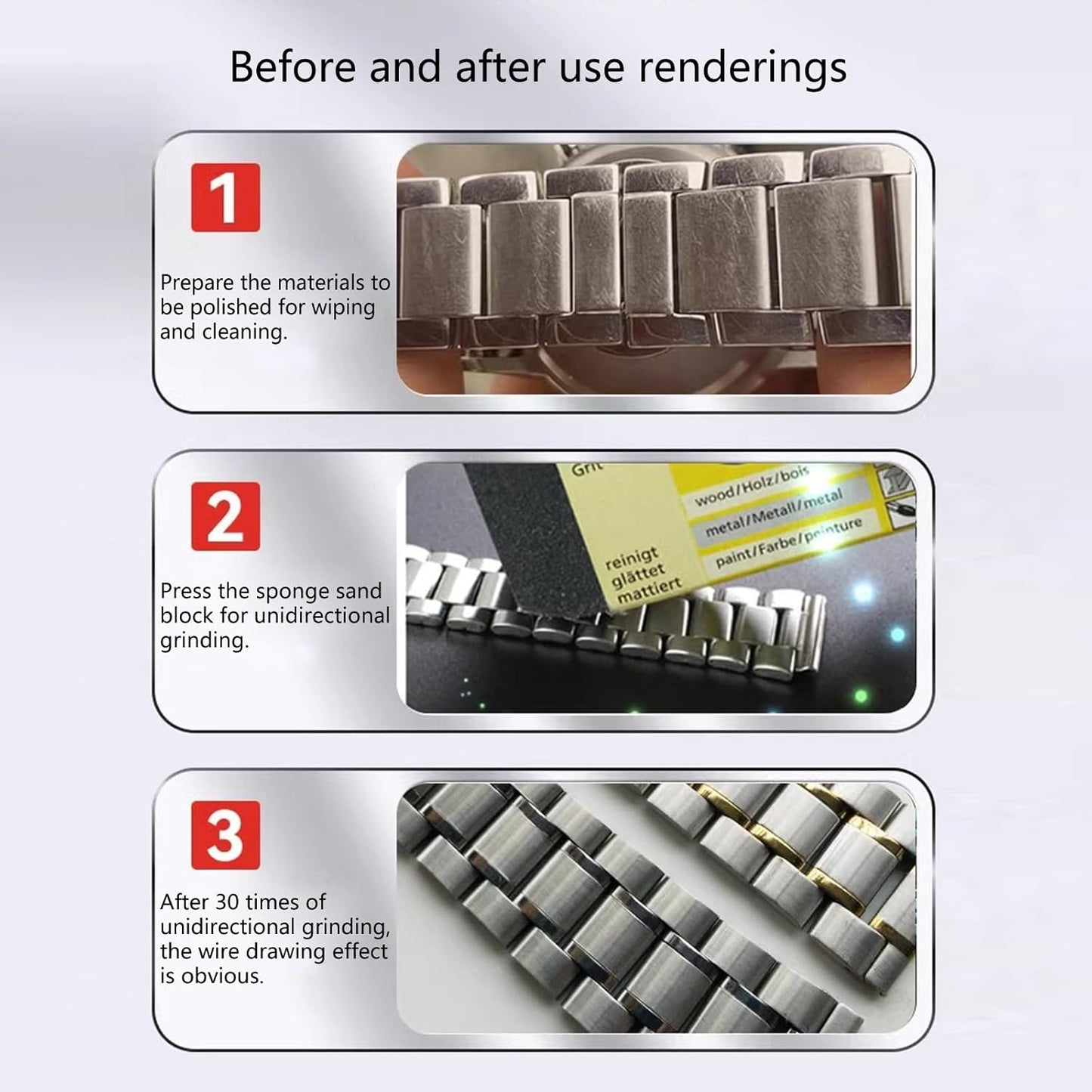 Fine Grit Rust Eraser Block 80x50x20mm Smooth Stainless Finish Scratch Removal Polishing Long Lasting for Home Workshop