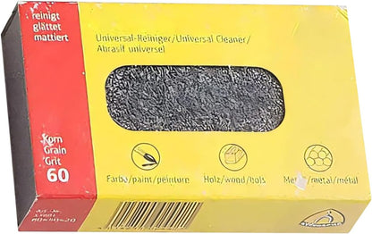 Fine Grit Rust Eraser Block 80x50x20mm Smooth Stainless Finish Scratch Removal Polishing Long Lasting for Home Workshop