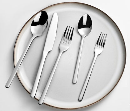 48-Piece Silverware Set with Steak Knives, Flatware Set for 8, 18/10 Stainless Steel Tableware Cutlery Set for Home Restaurant, Mirror Finish,Modern Design