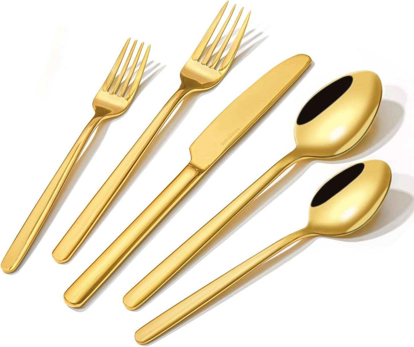 48-Piece Silverware Set with Steak Knives, Flatware Set for 8, 18/10 Stainless Steel Tableware Cutlery Set for Home Restaurant, Mirror Finish,Modern Design