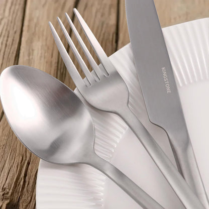 48-Piece Silverware Set with Steak Knives, Flatware Set for 8, 18/10 Stainless Steel Tableware Cutlery Set for Home Restaurant, Mirror Finish,Modern Design