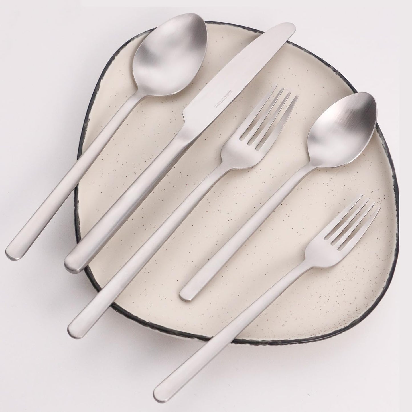 48-Piece Silverware Set with Steak Knives, Flatware Set for 8, 18/10 Stainless Steel Tableware Cutlery Set for Home Restaurant, Mirror Finish,Modern Design