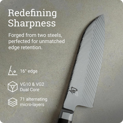 Dual Core 7" Santoku Knife