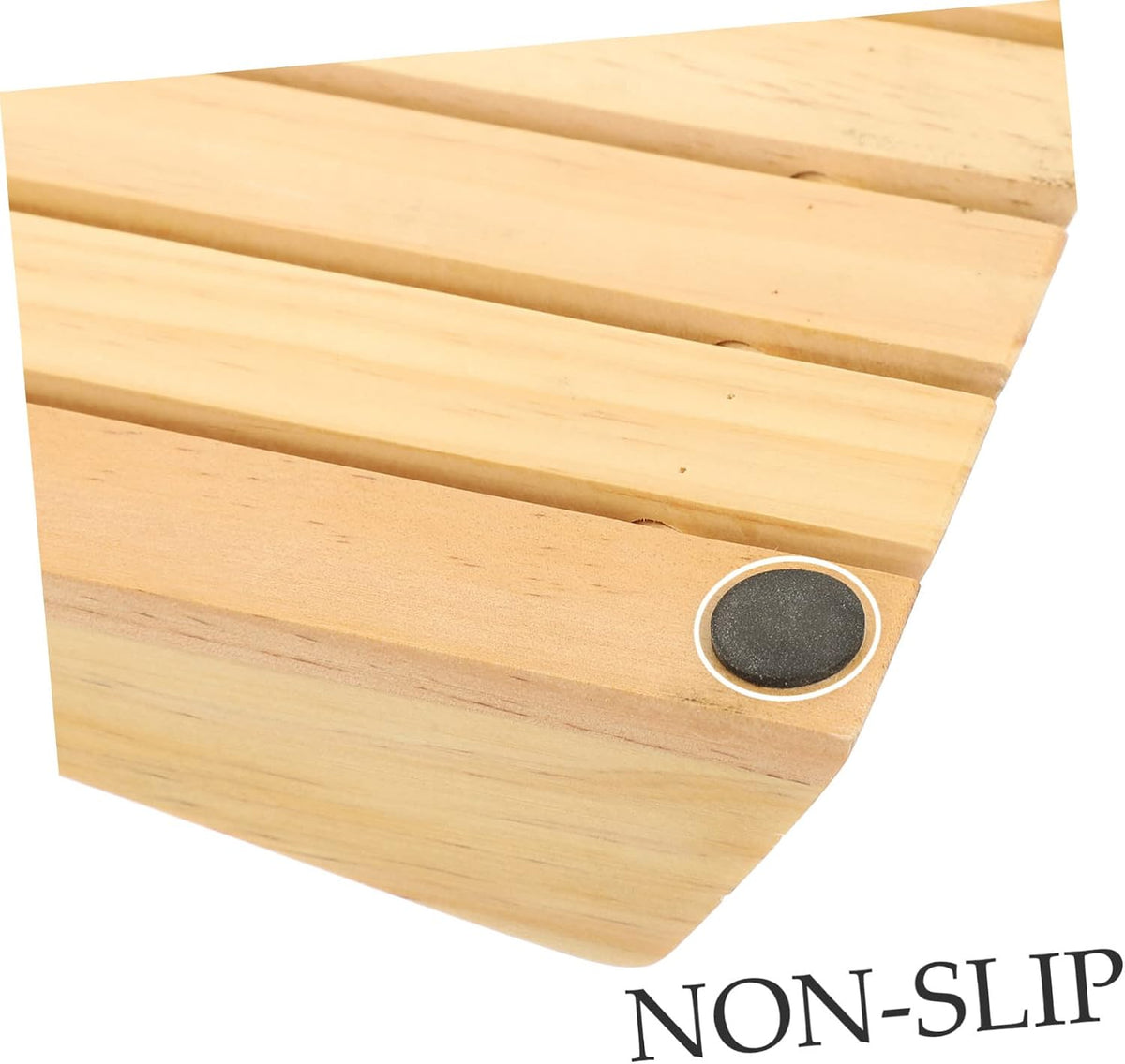 UKCOCO Khaki Wooden Drawer Knife Rack In Drawer Knives Block Organizer for Kitchen Storage Sturdy Beech Wood Cutter Holder Protecting Blades Space Saving Design for Clutter Countertops