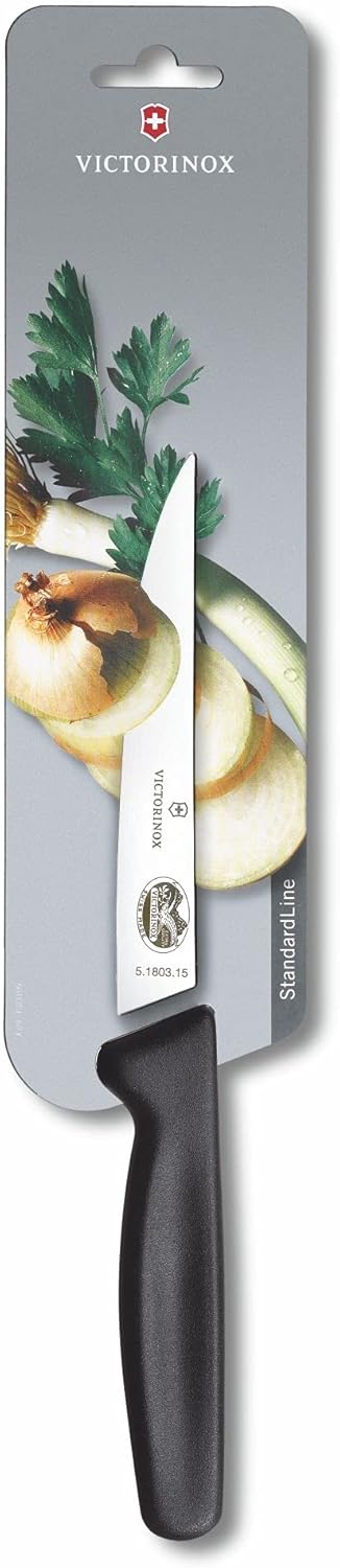 Swiss Classic 8 Inch Carving Knife, Black