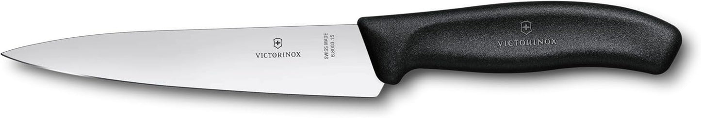 Swiss Classic 8 Inch Carving Knife, Black