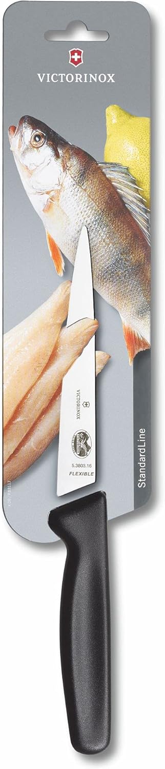 Swiss Classic 8 Inch Carving Knife, Black