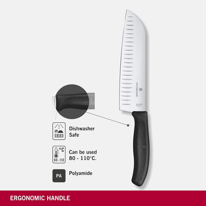 Swiss Classic 8 Inch Carving Knife, Black