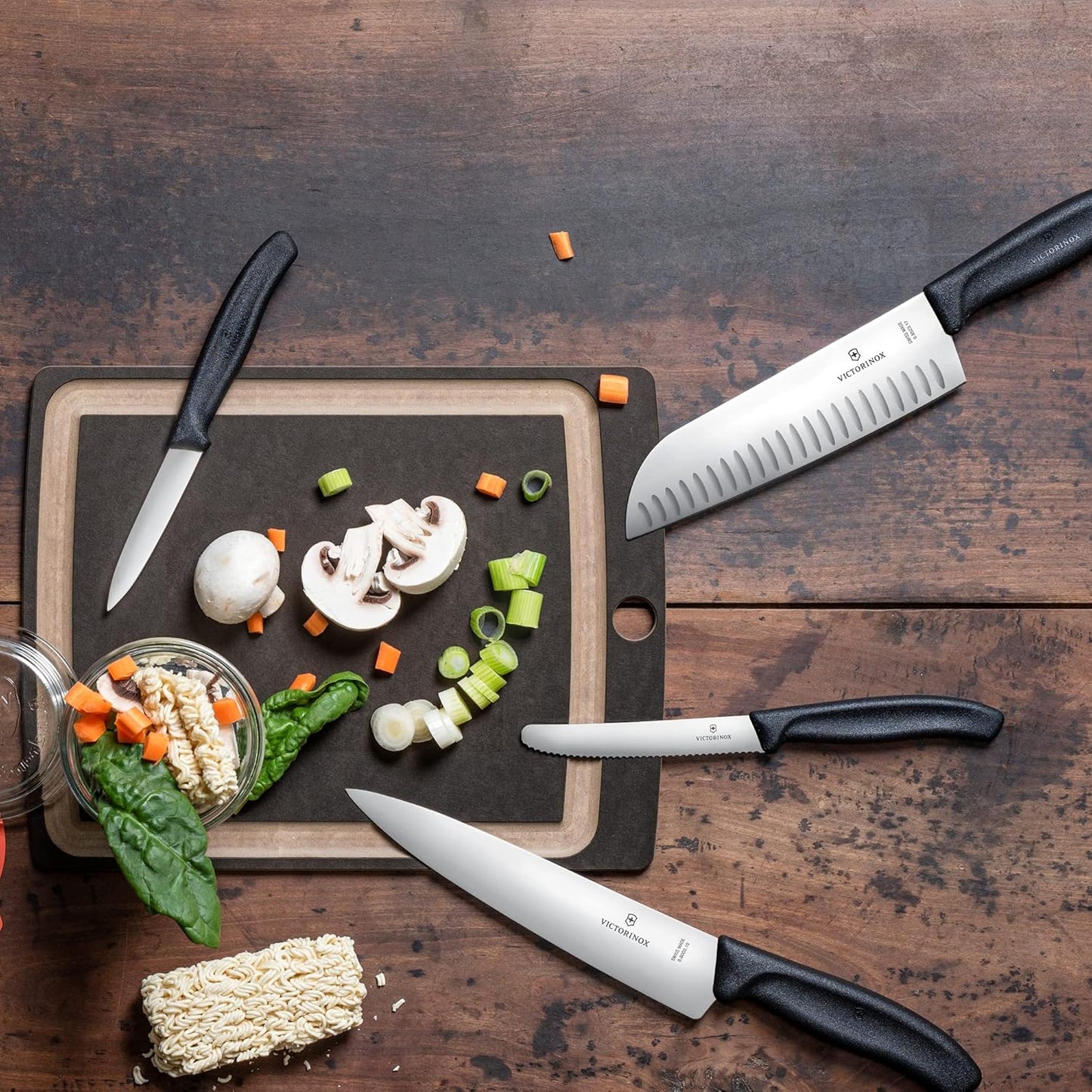 Swiss Classic 8 Inch Carving Knife, Black