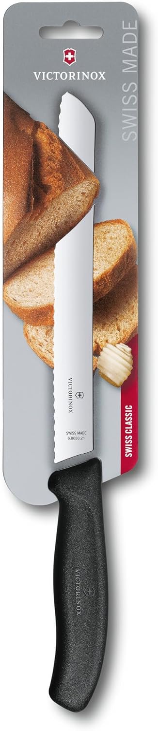 Swiss Classic 8 Inch Carving Knife, Black