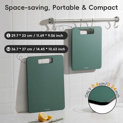 Wood Fiber Cutting Board Set of 2, Dishwasher Safe, Non-Toxic Cutting Board for Kitchen, BPA Free, Non-Slip, Non-Porous Composite Chopping Board for Meat Vegetable Fruit