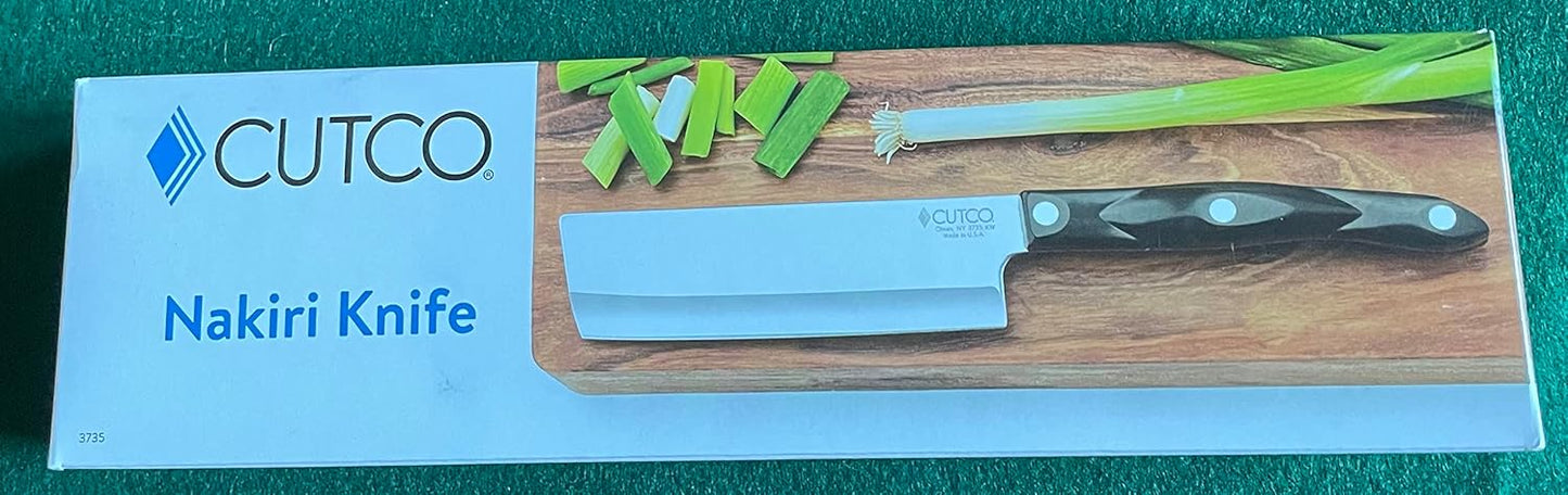 Nakiri Knife-This is THE knife for vegetable prep. Designed for clean slicing, chopping and dicing of fruits and vegetables