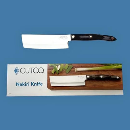 Nakiri Knife-This is THE knife for vegetable prep. Designed for clean slicing, chopping and dicing of fruits and vegetables