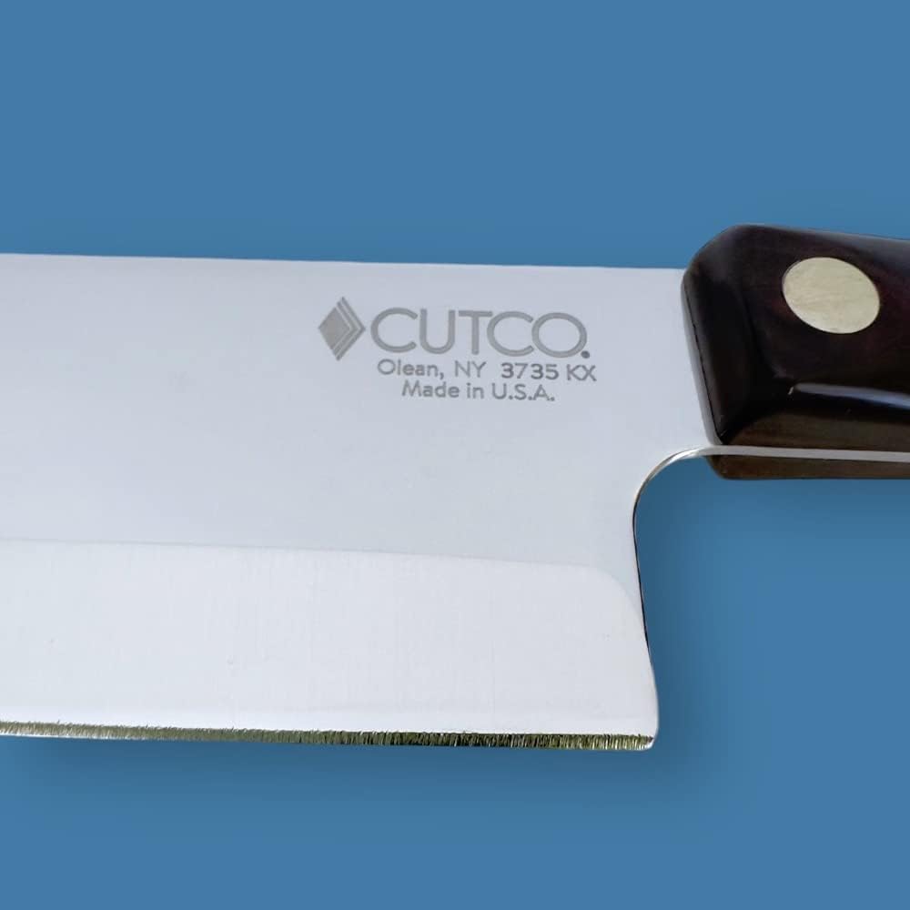 Nakiri Knife-This is THE knife for vegetable prep. Designed for clean slicing, chopping and dicing of fruits and vegetables